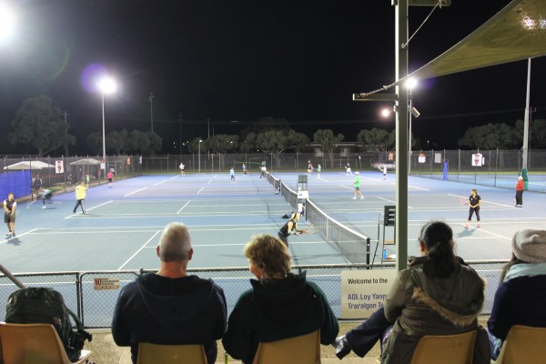 Night Tennis in Traralgon